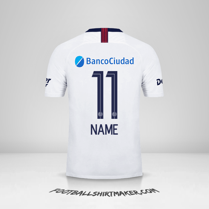 Trikot San Lorenzo 2019 Auswärts -  name - 11