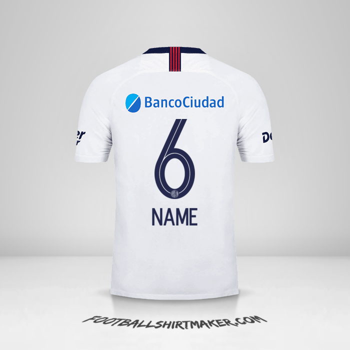 Trikot San Lorenzo 2019 Auswärts -  name - 6