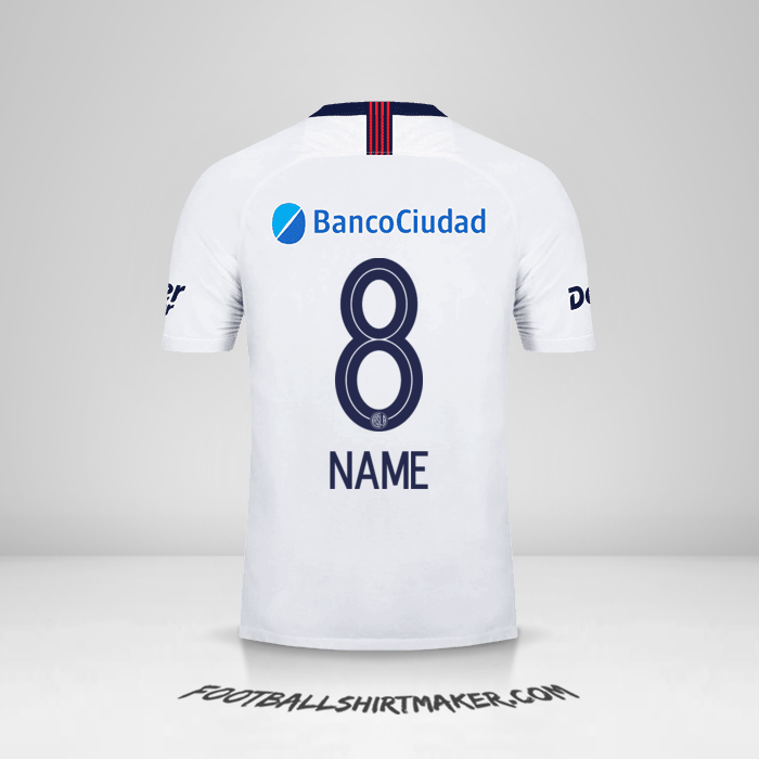 Jersey San Lorenzo 2019 Away -  name - 8