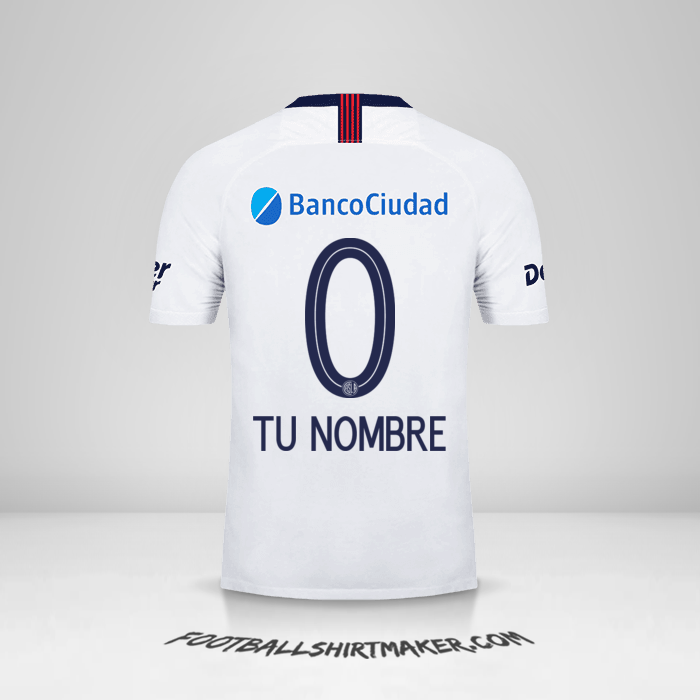 Jersey San Lorenzo 2019 II -  tu nombre - 0