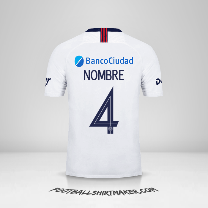 Camiseta San Lorenzo Libertadores 2019 Visita -  nombre - 4