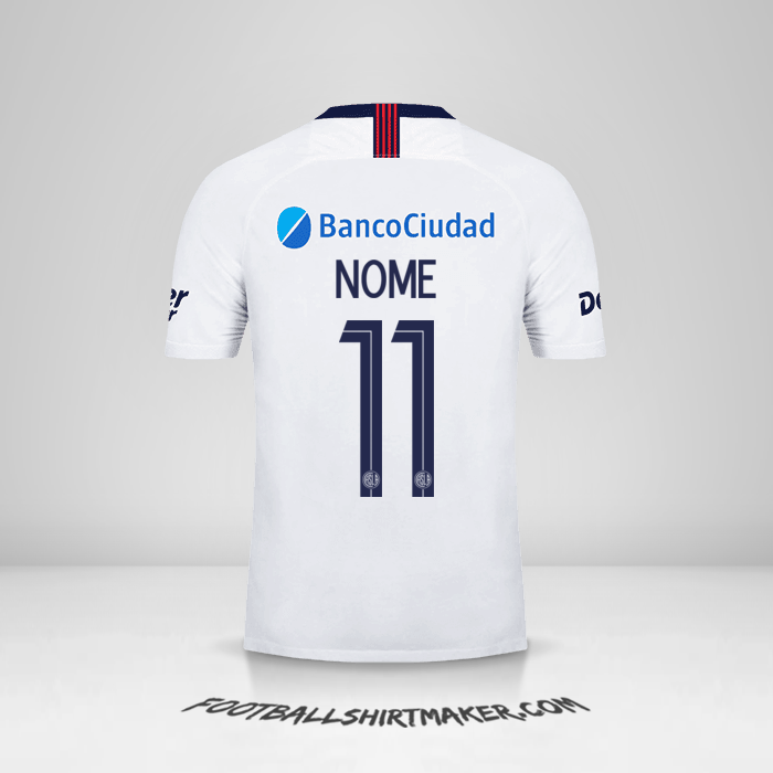 Maglia San Lorenzo Libertadores 2019 Seconda -  nome - 11