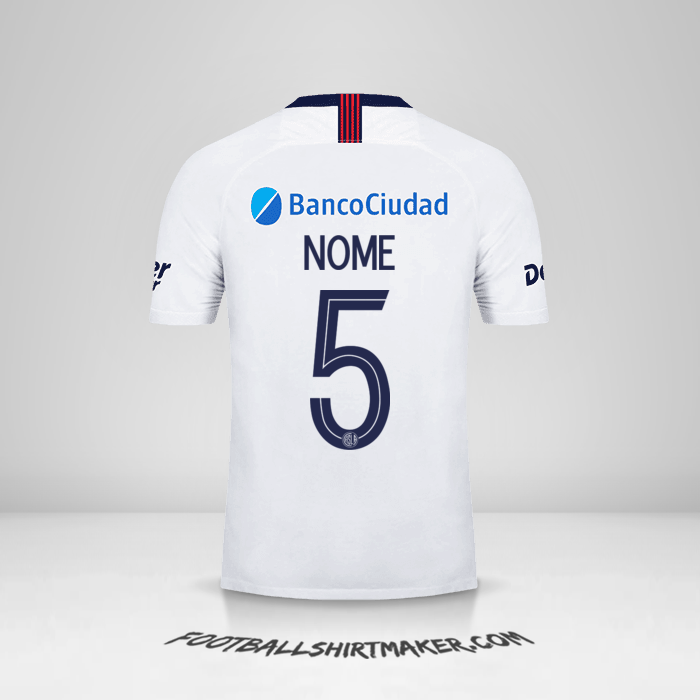 Maglia San Lorenzo Libertadores 2019 Seconda -  nome - 5