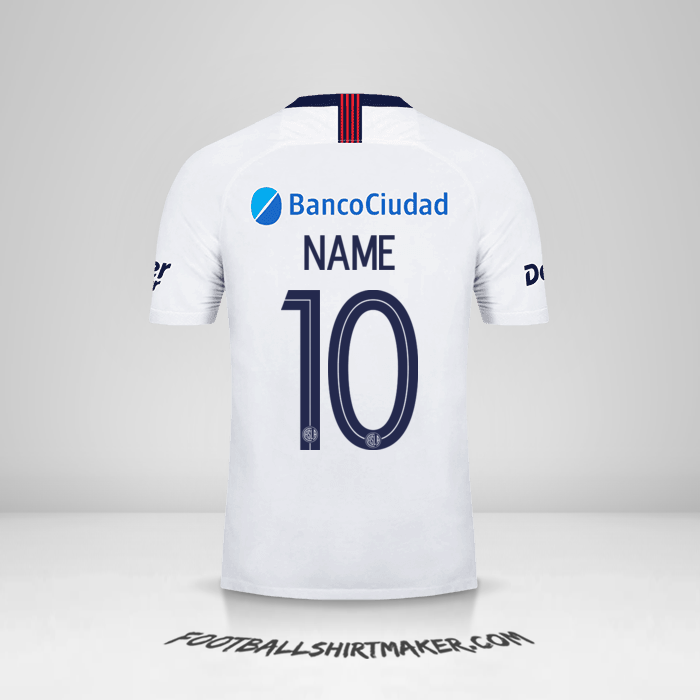 Jersey San Lorenzo Libertadores 2019 Away -  name - 10