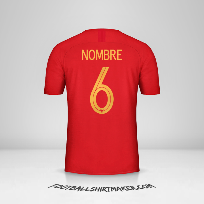 Jersey Indonesia 2018 -  nombre - 6
