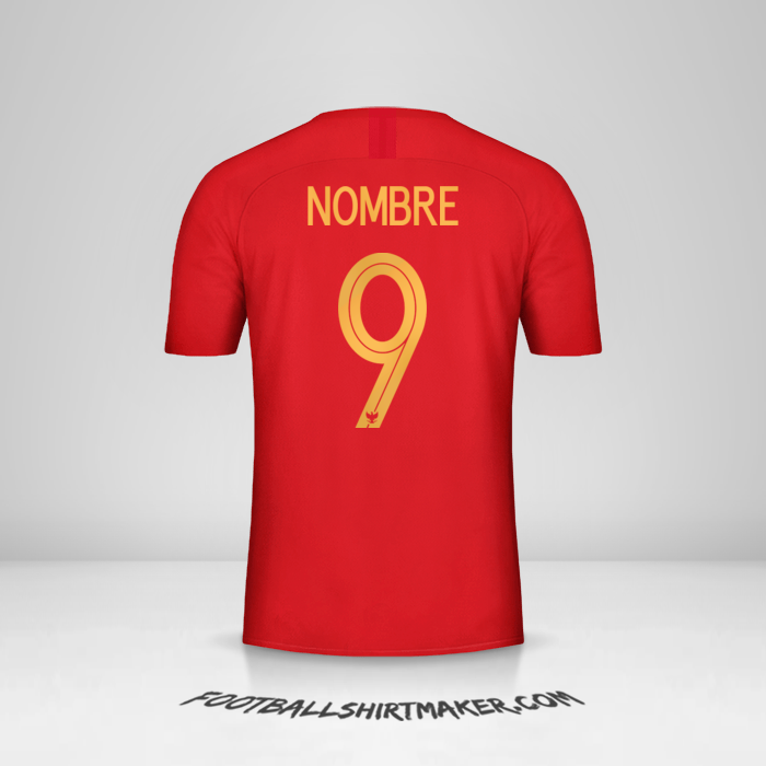 Jersey Indonesia 2018 -  nombre - 9