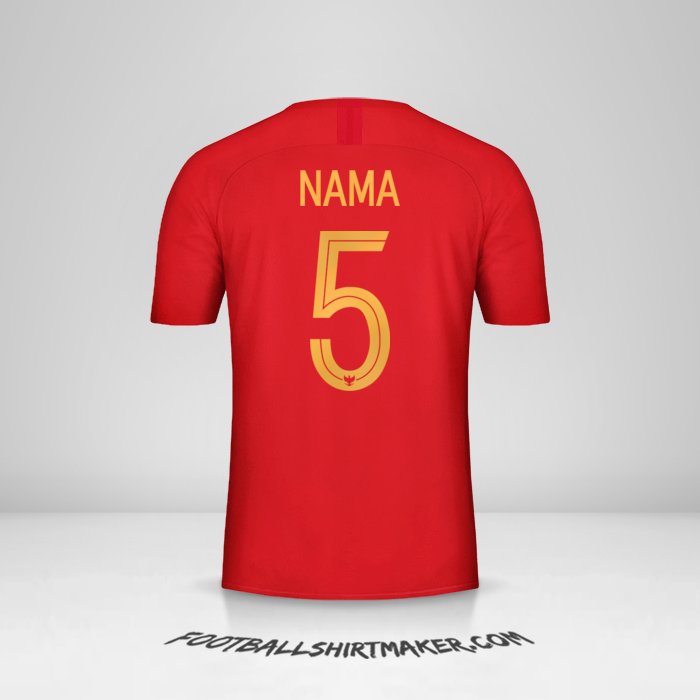 Jersey Indonesia 2018 -  nama - 5