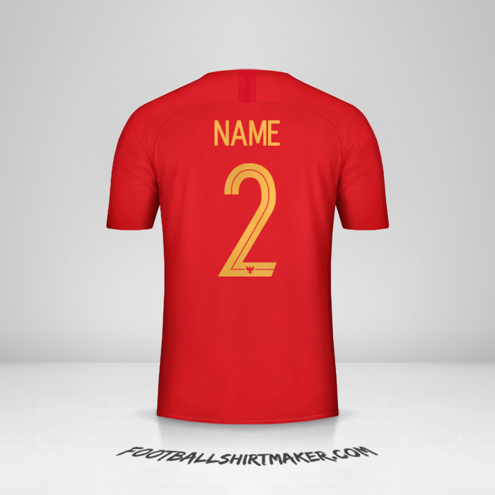 Trikot Indonesien 2018 -  name - 2