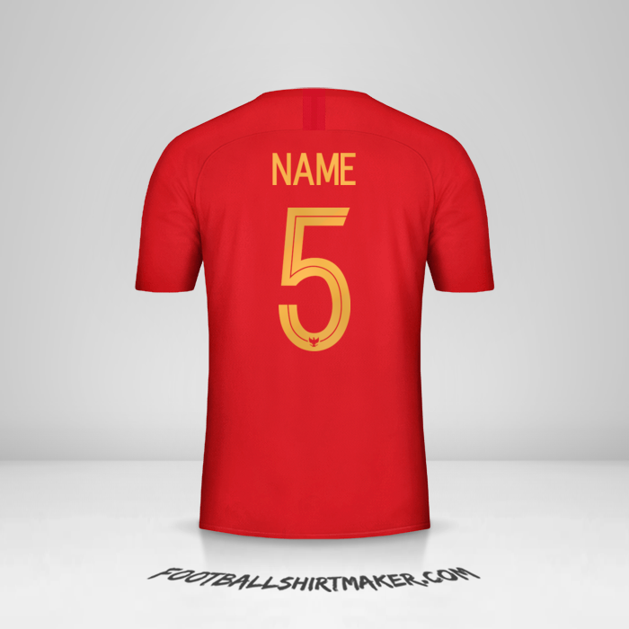 Trikot Indonesien 2018 -  name - 5