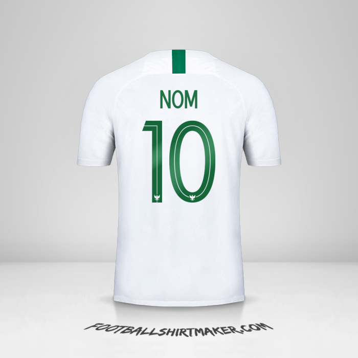 Maillot Indonésie 2018 Extérieur -  nom - 10