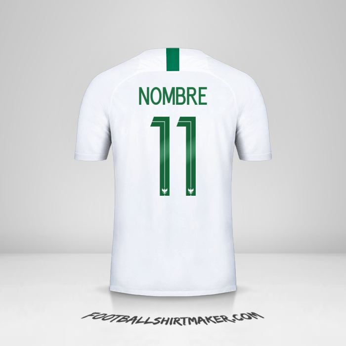 Camiseta Indonesia 2018 Visita -  nombre - 11