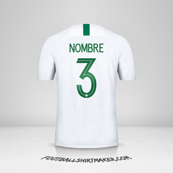 Camiseta Indonesia 2018 Visita -  nombre - 3
