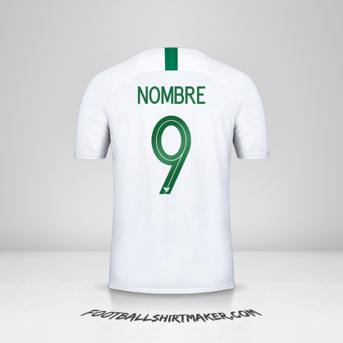 Camiseta Indonesia 2018 Visita -  nombre - 9