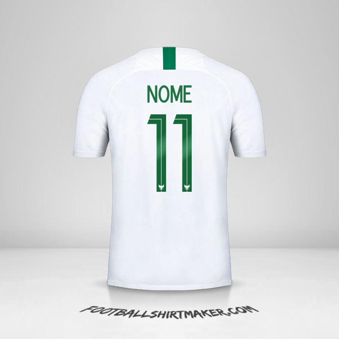 Maglia Indonesia 2018 Seconda -  nome - 11