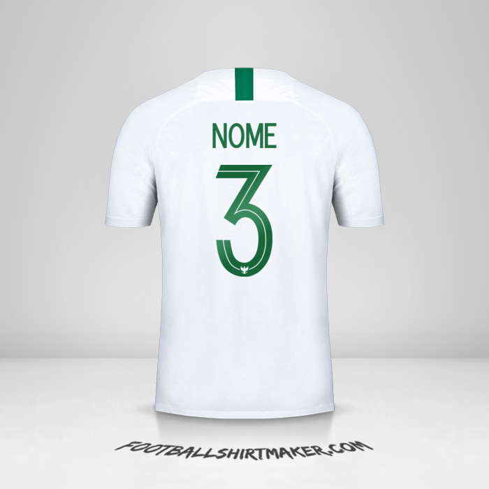 Camisola Indonésia 2018 Alternativa -  nome - 3