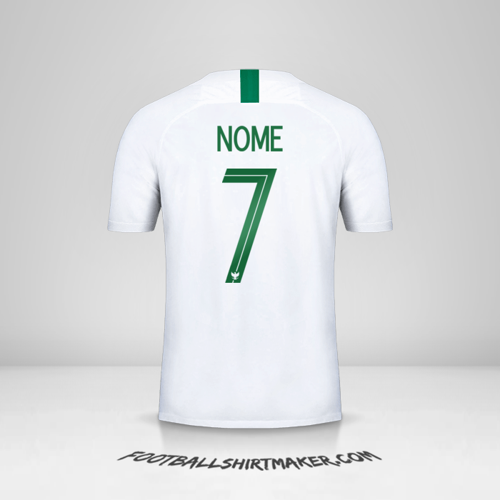Maglia Indonesia 2018 Seconda -  nome - 7