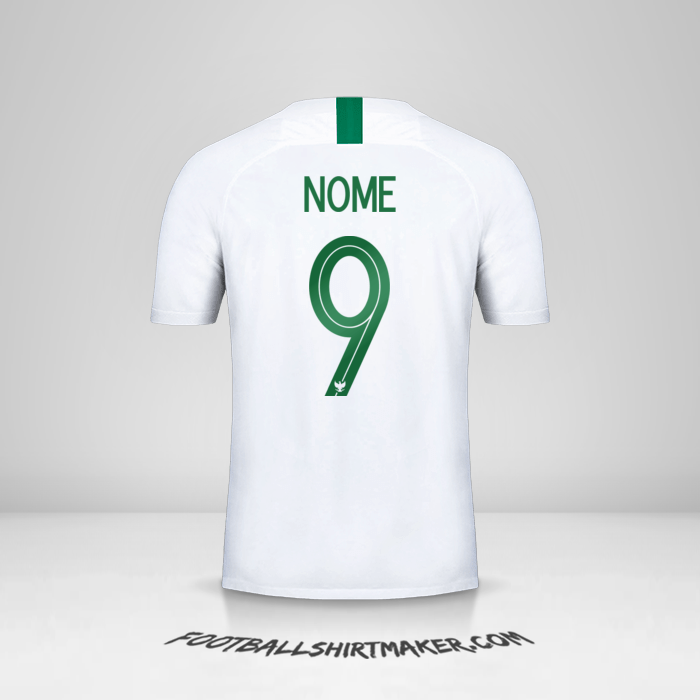 Maglia Indonesia 2018 Seconda -  nome - 9