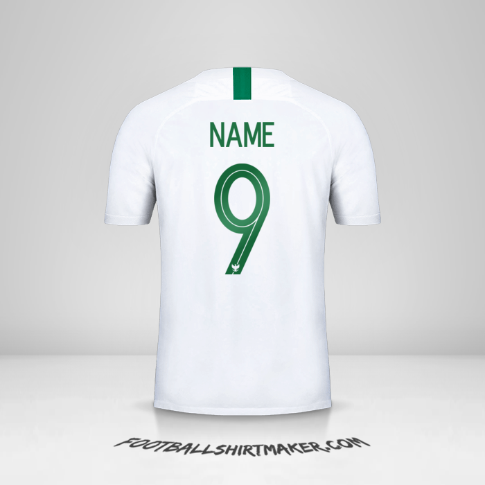 Shirt Indonesia 2018 Away -  name - 9