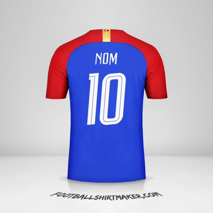 Maillot Malaisie 2018 Extérieur -  nom - 10