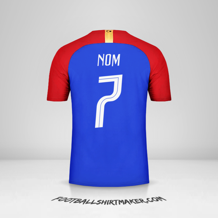 Maillot Malaisie 2018 Extérieur -  nom - 7