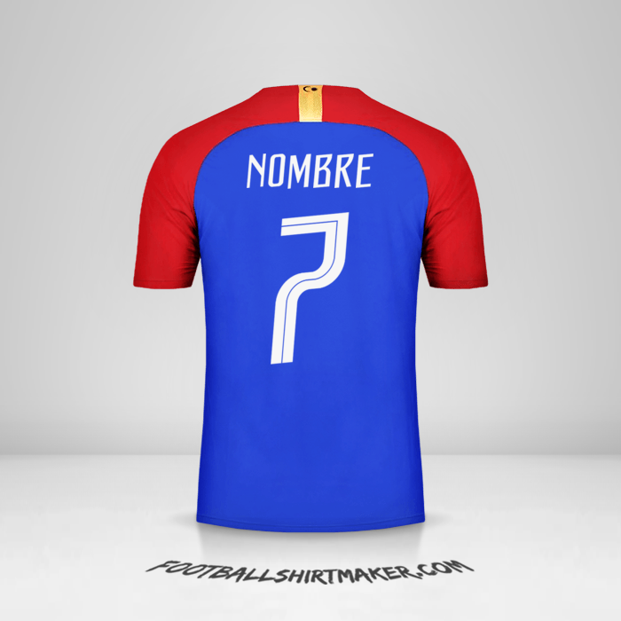 Camiseta Malasia 2018 Visita -  nombre - 7