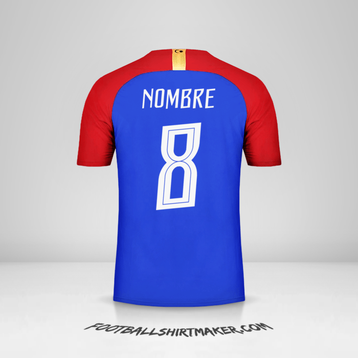 Jersey Malasia 2018 Visita -  nombre - 8