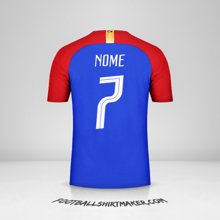 Maglia Malesia 2018 Seconda -  nome - 7