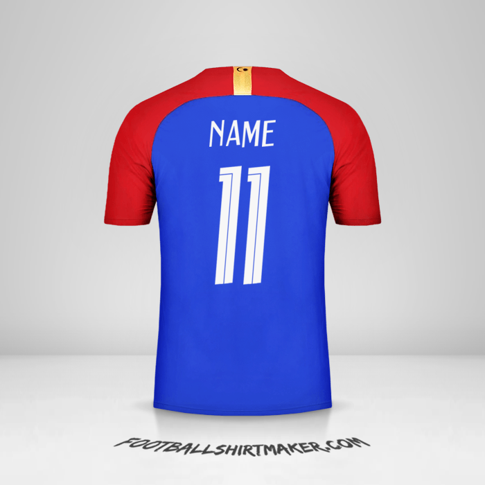 Shirt Malaysia 2018 Away -  name - 11