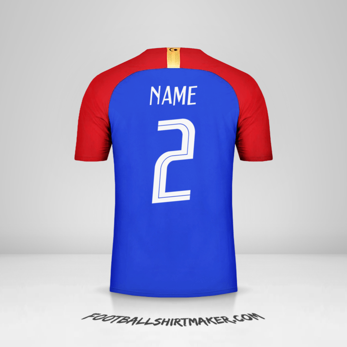 Shirt Malaysia 2018 Away -  name - 2