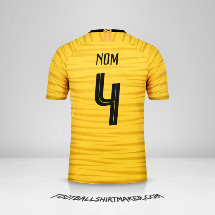 Maillot Malaisie 2018 -  nom - 4