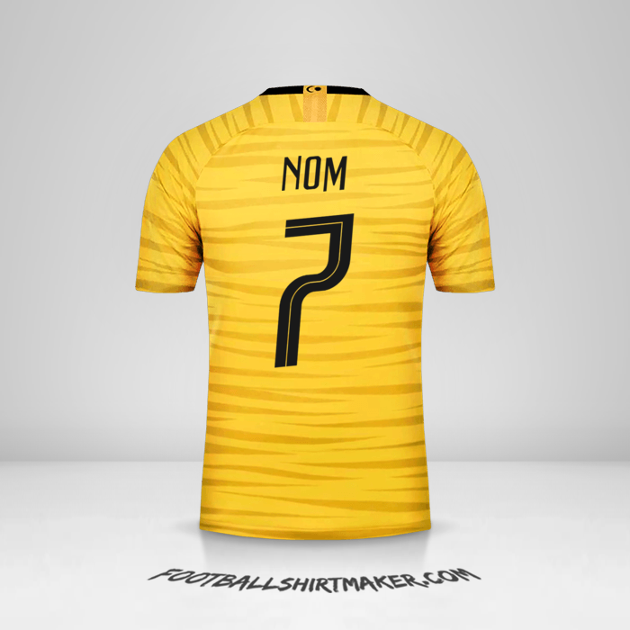 Maillot Malaisie 2018 -  nom - 7