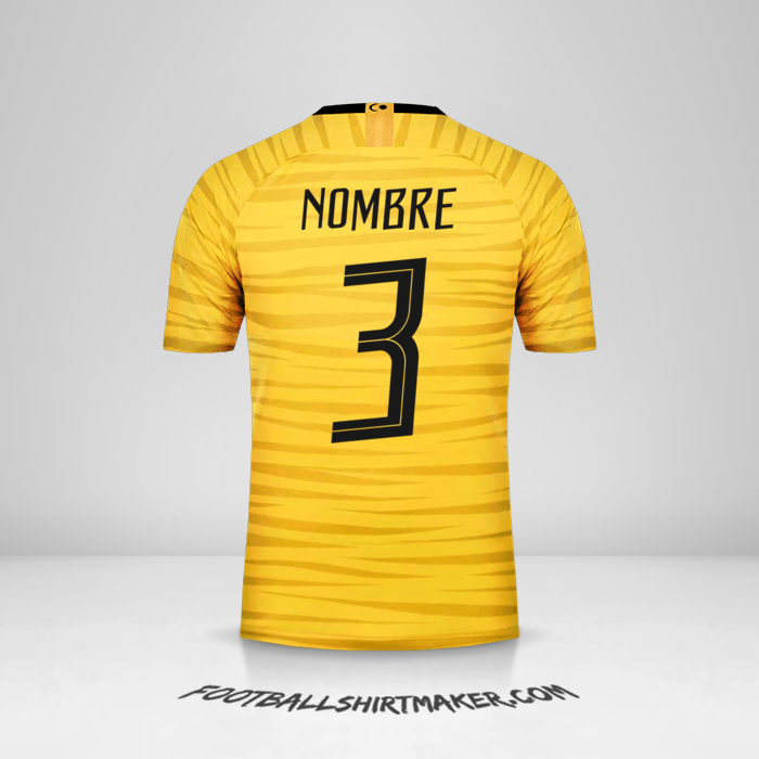 Jersey Malasia 2018 -  nombre - 3