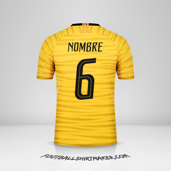 Jersey Malasia 2018 -  nombre - 6