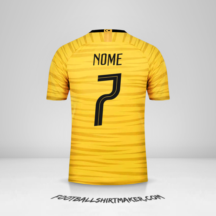 Camisola Malásia 2018 -  nome - 7