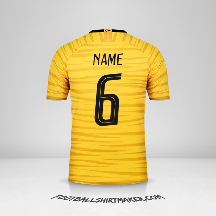 Shirt Malaysia 2018 -  name - 6