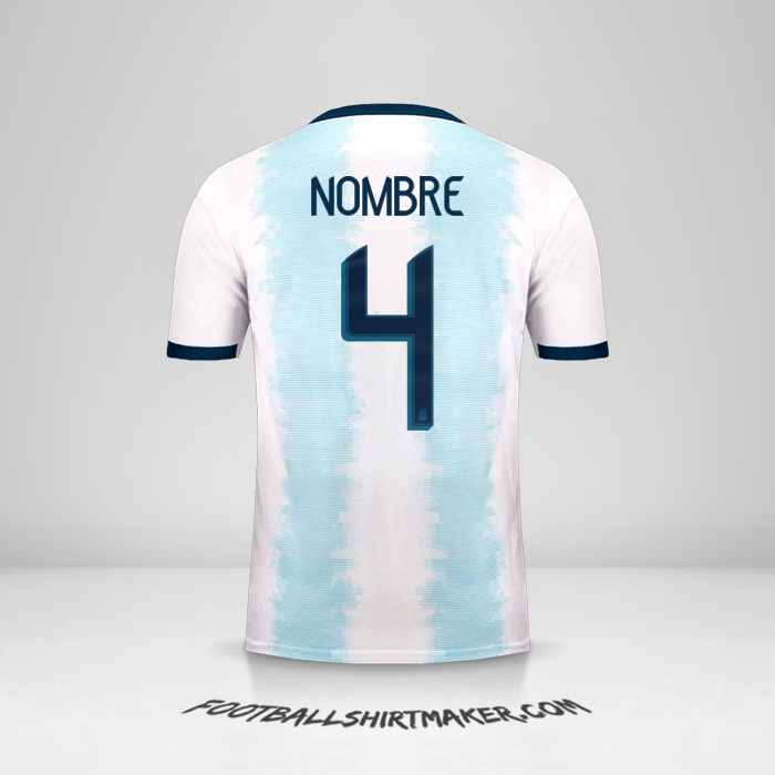 Jersey Argentina 2019/20 -  nombre - 4