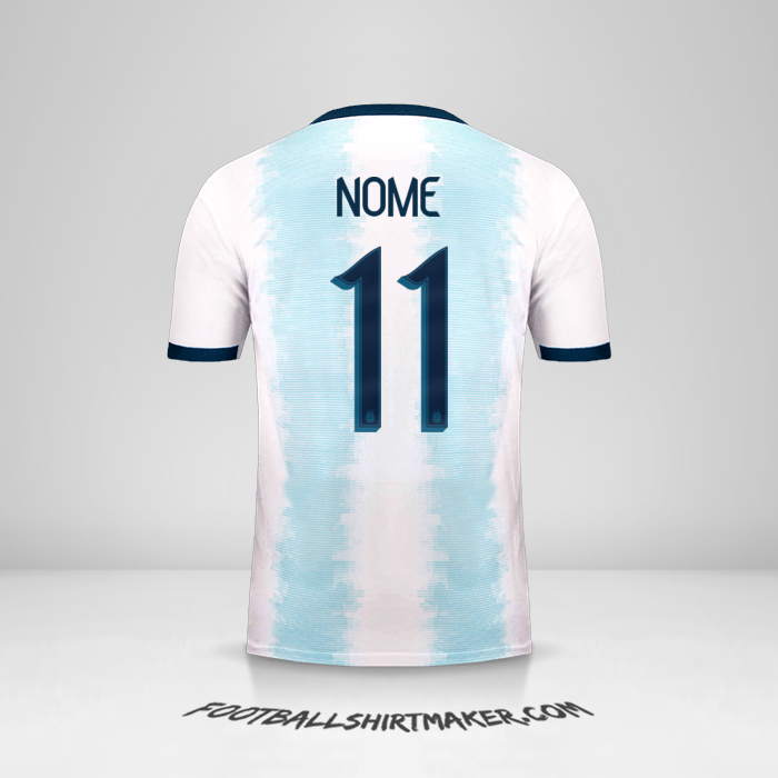 Camisa Argentina 2019/20 -  nome - 11