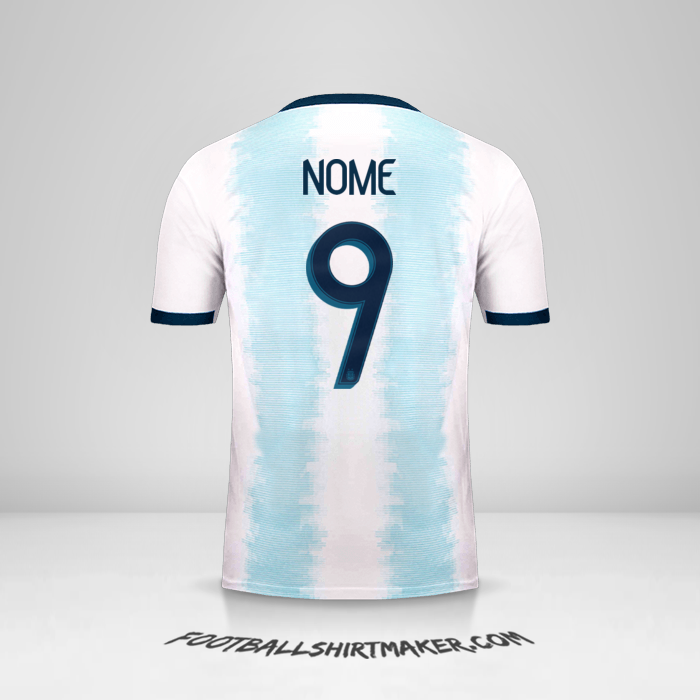 Camisola Argentina 2019/20 -  nome - 9