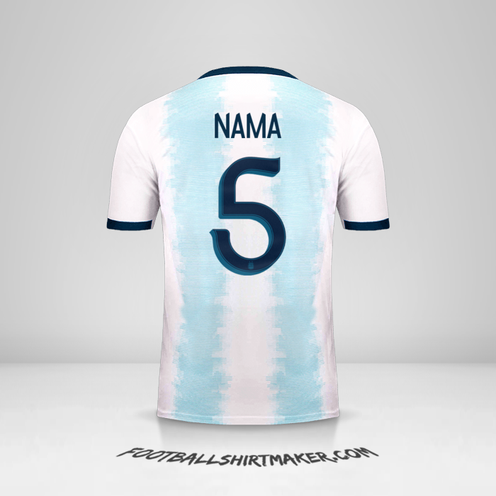 Jersey Argentina 2019/20 -  nama - 5