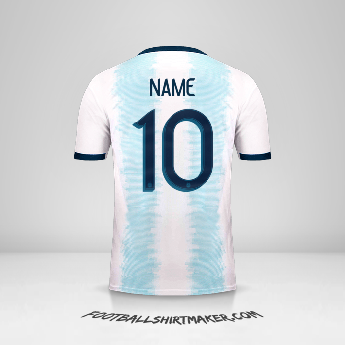 Trikot Argentinien 2019/20 -  name - 10