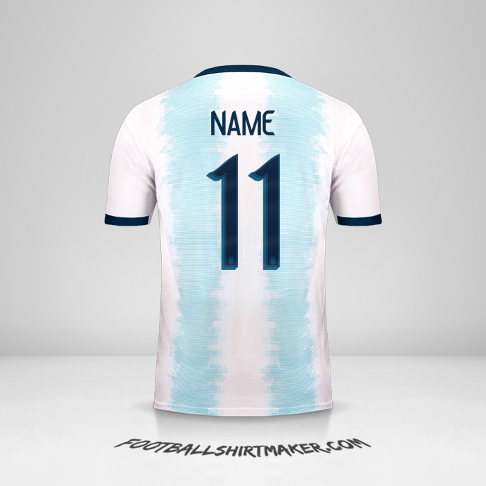 Shirt Argentina 2019/20 -  name - 11