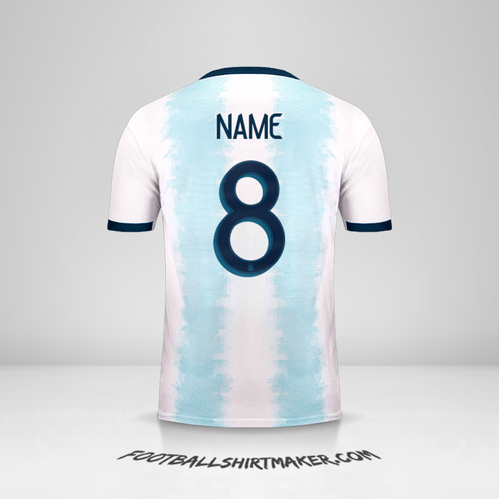 Shirt Argentina 2019/20 -  name - 8
