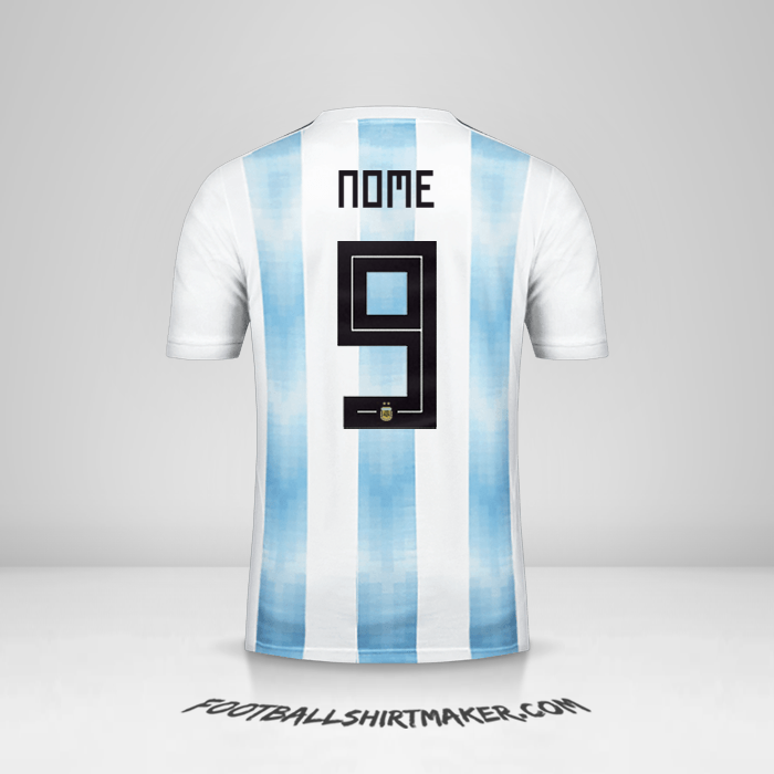 Camisa Argentina 2018 -  nome - 9