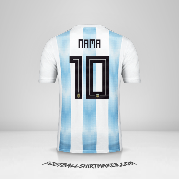 Jersey Argentina 2018 -  nama - 10