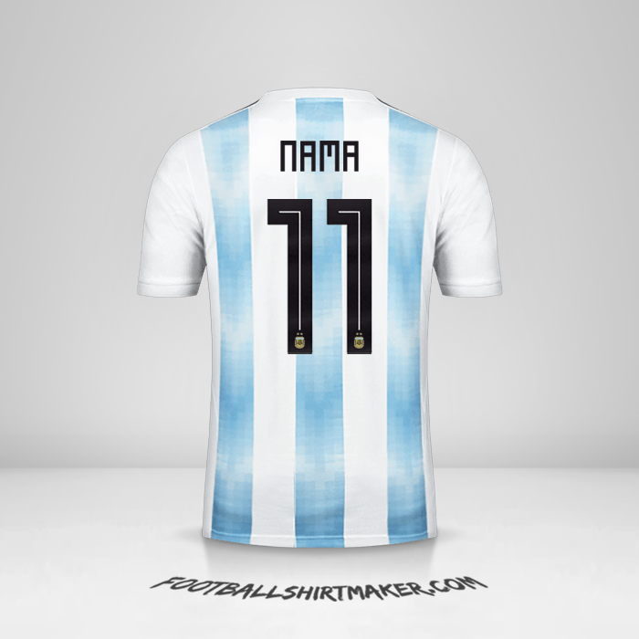 Jersey Argentina 2018 -  nama - 11