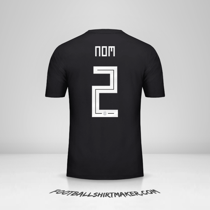 Maillot Argentine 2018 Extérieur -  nom - 2