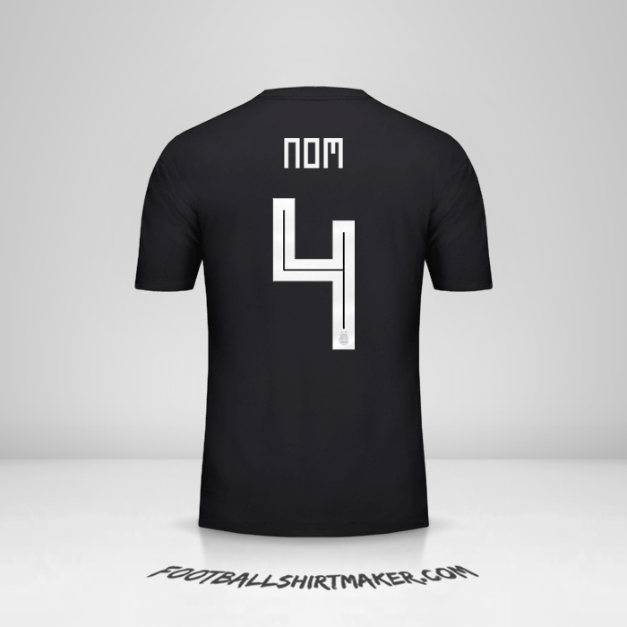 Maillot Argentine 2018 Extérieur -  nom - 4