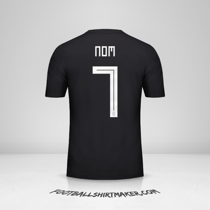 Maillot Argentine 2018 Extérieur -  nom - 7