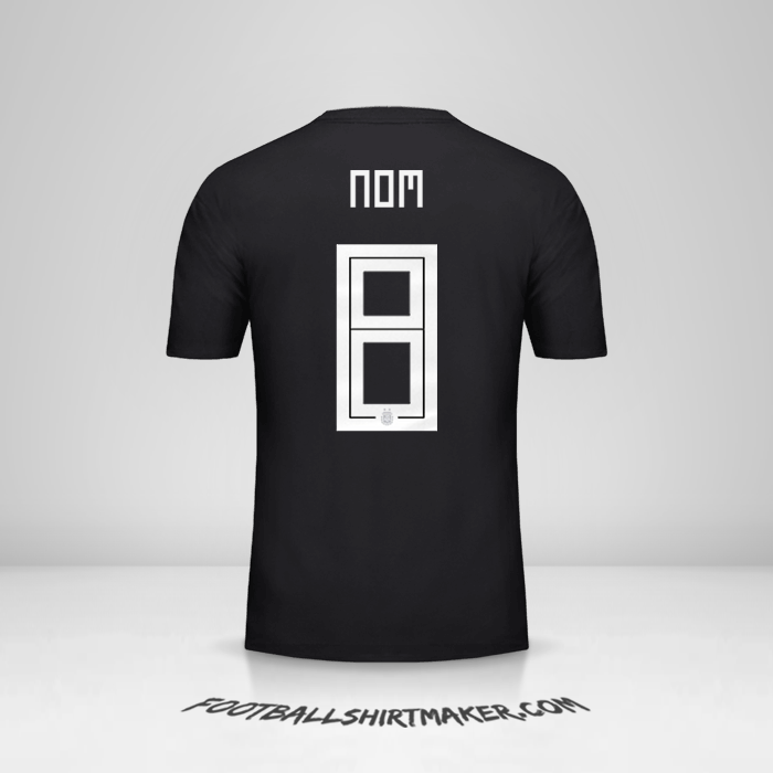 Maillot Argentine 2018 Extérieur -  nom - 8