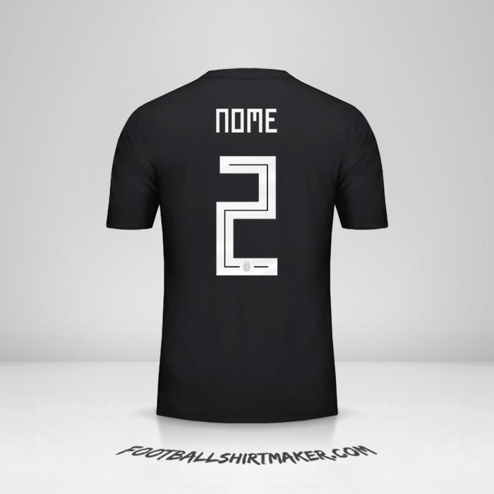Maglia Argentina 2018 Seconda -  nome - 2